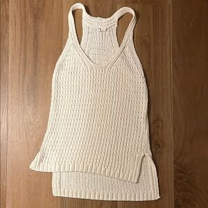 MOTH Cream Knit Women's Tank Top